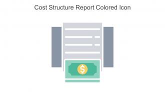 Cost Structure Report Colored Icon In Powerpoint Pptx Png And Editable Eps Format