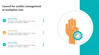 Council For Conflict Management At Workplace Icon