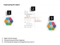 Cr six staged hexagon with icons diagram flat powerpoint design