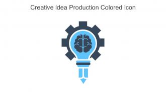 Creative Idea Production Colored Icon In Powerpoint Pptx Png And Editable Eps Format