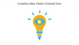 Creative Idea Vision Colored Icon In Powerpoint Pptx Png And Editable Eps Format
