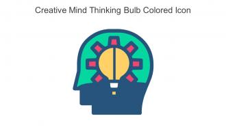 Creative Mind Thinking Bulb Colored Icon In Powerpoint Pptx Png And Editable Eps Format