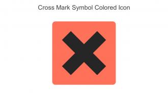 Cross Mark Symbol Colored Icon In Powerpoint Pptx Png And Editable Eps Format