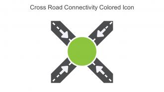 Cross Road Connectivity Colored Icon In Powerpoint Pptx Png And Editable Eps Format