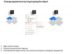 Ct four staged venn diagram with icons powerpoint template