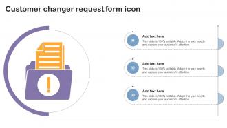 Customer Changer Request Form Icon