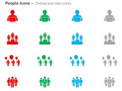 Customer executive winners on podium leader with team ppt icons graphics