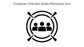 Customer Oriented Goals Monotone Icon In Powerpoint Pptx Png And Editable Eps Format