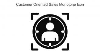 Customer Oriented Sales Monotone Icon In Powerpoint Pptx Png And Editable Eps Format