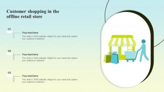 Customer Shopping In The Offline Retail Store