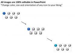 Cx seven staged circle text box with icons powerpoint template