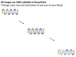 Cy year based zigzag timeline business icons diagram flat powerpoint design