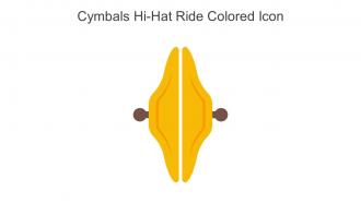 Cymbals Hi Hat Ride Colored Icon In Powerpoint Pptx Png And Editable Eps Format