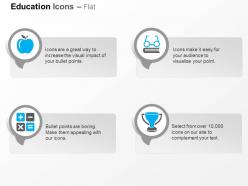 Da apple math operator trophy ppt icons graphics