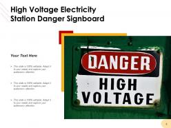 Danger presence awareness signboard construction concrete