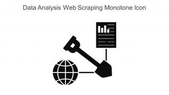Data Analysis Web Scraping Monotone Icon In Powerpoint Pptx Png And Editable Eps Format