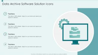 Data Archive Icon Powerpoint PPT Template Bundles