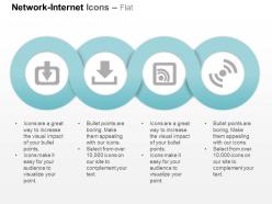 Data download wifi internet ppt icons graphics