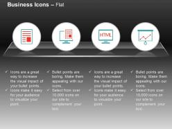Data formation management html coding result analysis ppt icons graphics