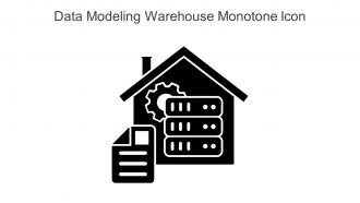 Data Modeling Warehouse Monotone Icon In Powerpoint Pptx Png And Editable Eps Format
