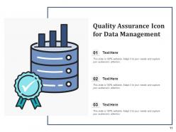 Data Quality Icon Assessment Security Certificate Verification Evaluation