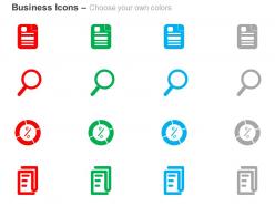 Data search business management ppt icons graphics