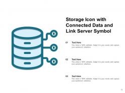 Data Storage Icon Symbol Technology Devices Gear Interfaces Network