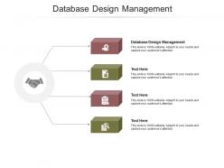 Database design management ppt powerpoint presentation icon example file cpb