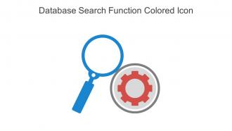 Database Search Function Colored Icon In Powerpoint Pptx Png And Editable Eps Format