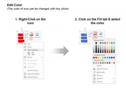 Database server recycle bin global network ppt icons graphics