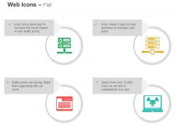 Database three servers data folder virus protection ppt icons graphics