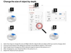 Dc six staged puzzle process with icons powerpoint template