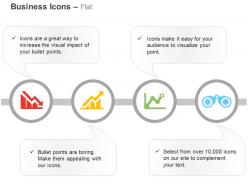 Decay chart growth bar graph line chart data analysis ppt icons graphics