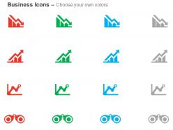 Decay chart growth bar graph line chart data analysis ppt icons graphics