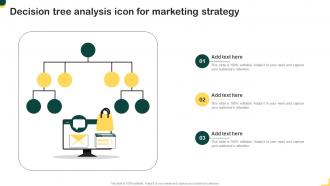 Decision Tree Analysis Icon For Marketing Strategy