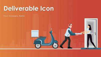 Deliverable Icon Powerpoint Ppt Template Bundles