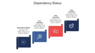 Dependency status ppt powerpoint presentation file icon cpb