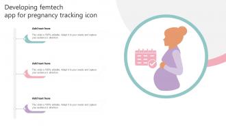 Developing Femtech App For Pregnancy Tracking Icon