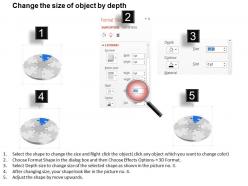 Dh ten staged 3d puzzle process with icons powerpoint template