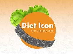 Diet icon balanced measurements processed marker importance illustrating