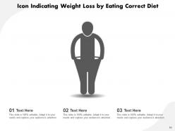 Diet icon balanced measurements processed marker importance illustrating
