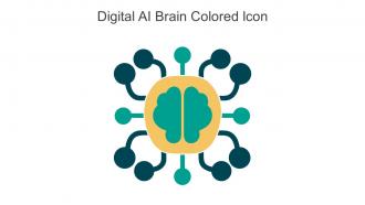 Digital Ai Brain Colored Icon In Powerpoint Pptx Png And Editable Eps Format