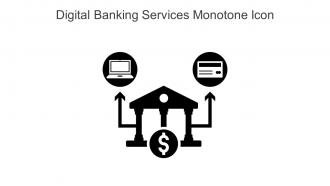 Digital Banking Services Monotone Icon In Powerpoint Pptx Png And Editable Eps Format