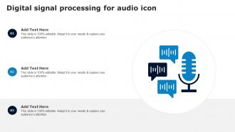 Digital Signal Processing For Audio Icon