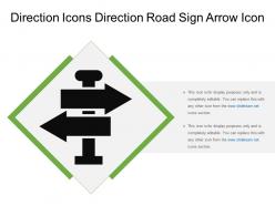 Direction icons direction road sign arrow icon