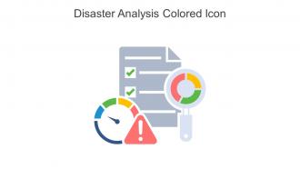 Disaster Analysis Colored Icon In Powerpoint Pptx Png And Editable Eps Format