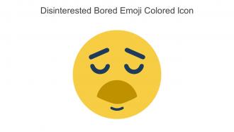 Disinterested Bored Emoji Colored Icon In Powerpoint Pptx Png And Editable Eps Format