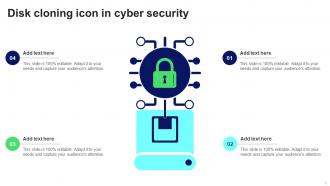 Disk Cloning Icon In Cyber Security