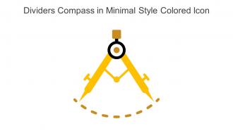 Dividers Compass In Minimal Style Colored Icon In Powerpoint Pptx Png And Editable Eps Format
