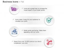 Document analysis security pay per lick dollar performance ppt icons graphics